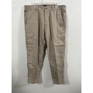 Galls Tac Force Tactical Pants Mens‎ 40x30 Khaki Ripstop Cargo Utility TR2597